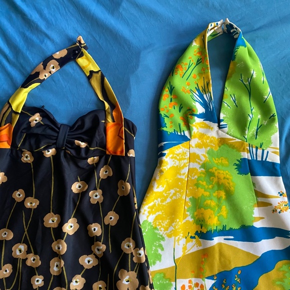 Vintage 1970s Halter Dress Handmade S - Picture 7 of 7